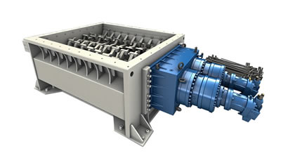 Twin-Shaft Shredder