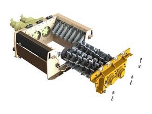 Mobile Double-Shaft Shredder