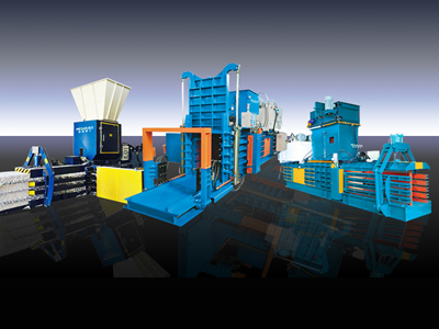 Horizontal Waste Baler
